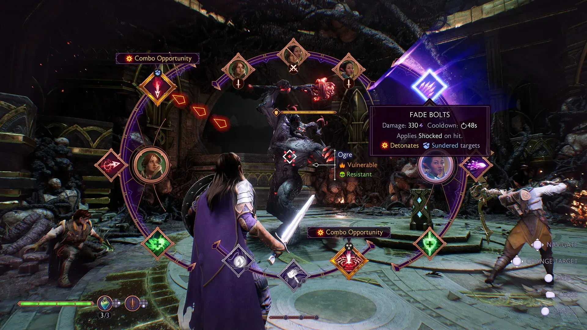 Dragon Age The Veilguard combat screenshot
