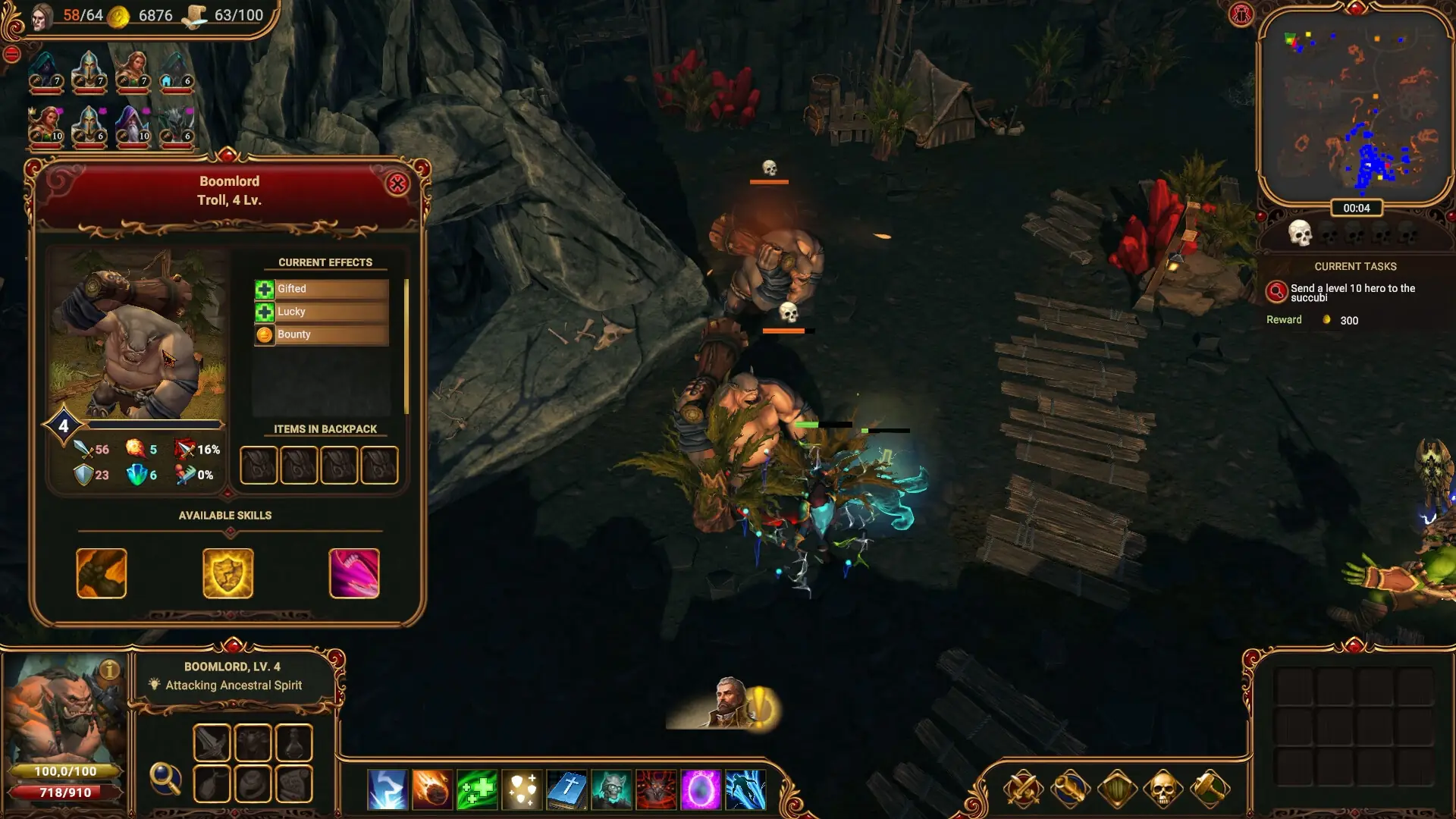 Lessaria Fantasy Kingdom Sim indirect control heroes