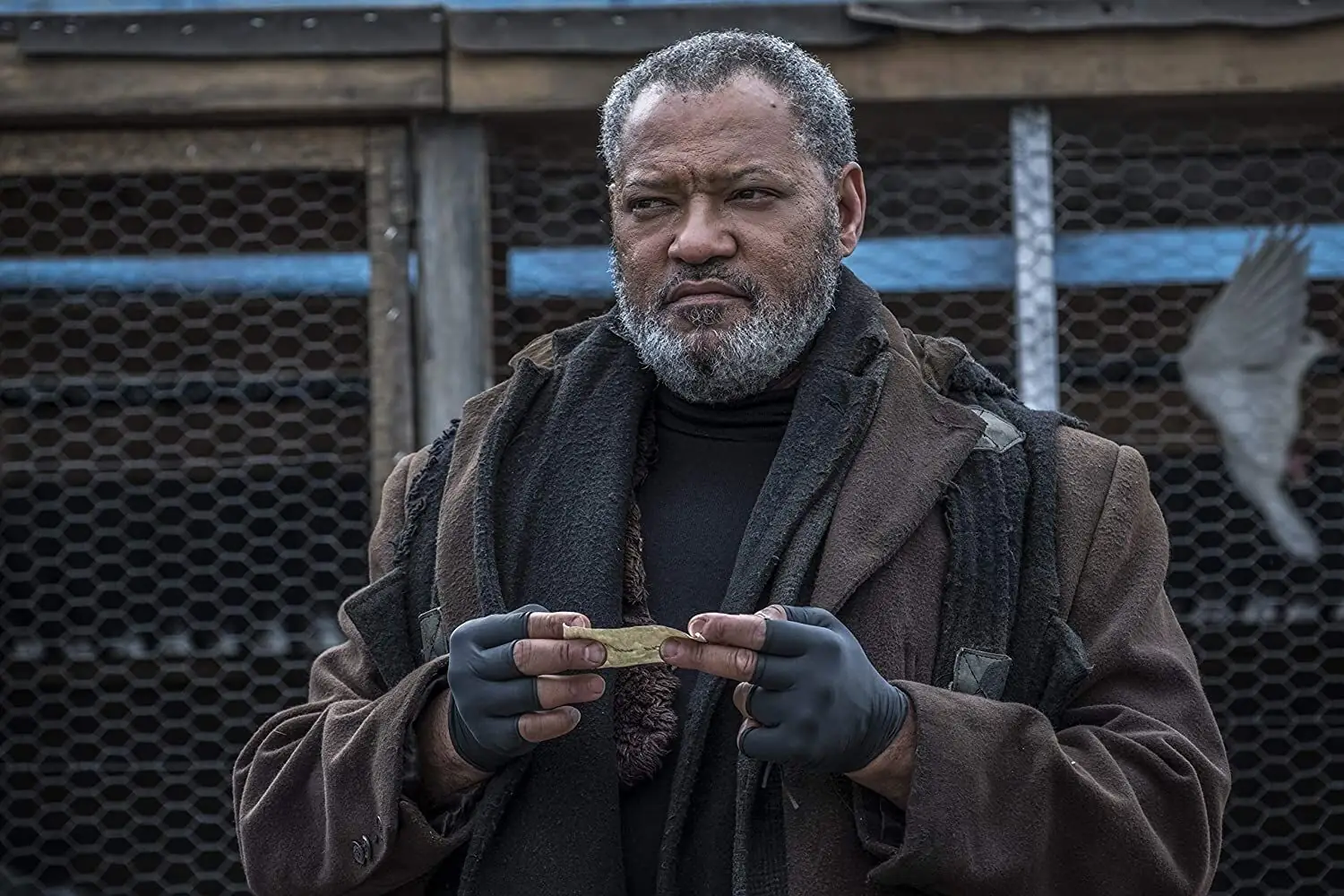 Laurence Fishburne Matrix Morpheus vs John Wick Bowery King