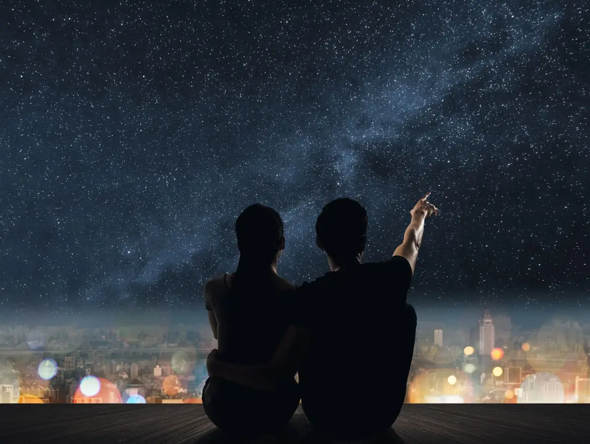 couple honest conversation night stars