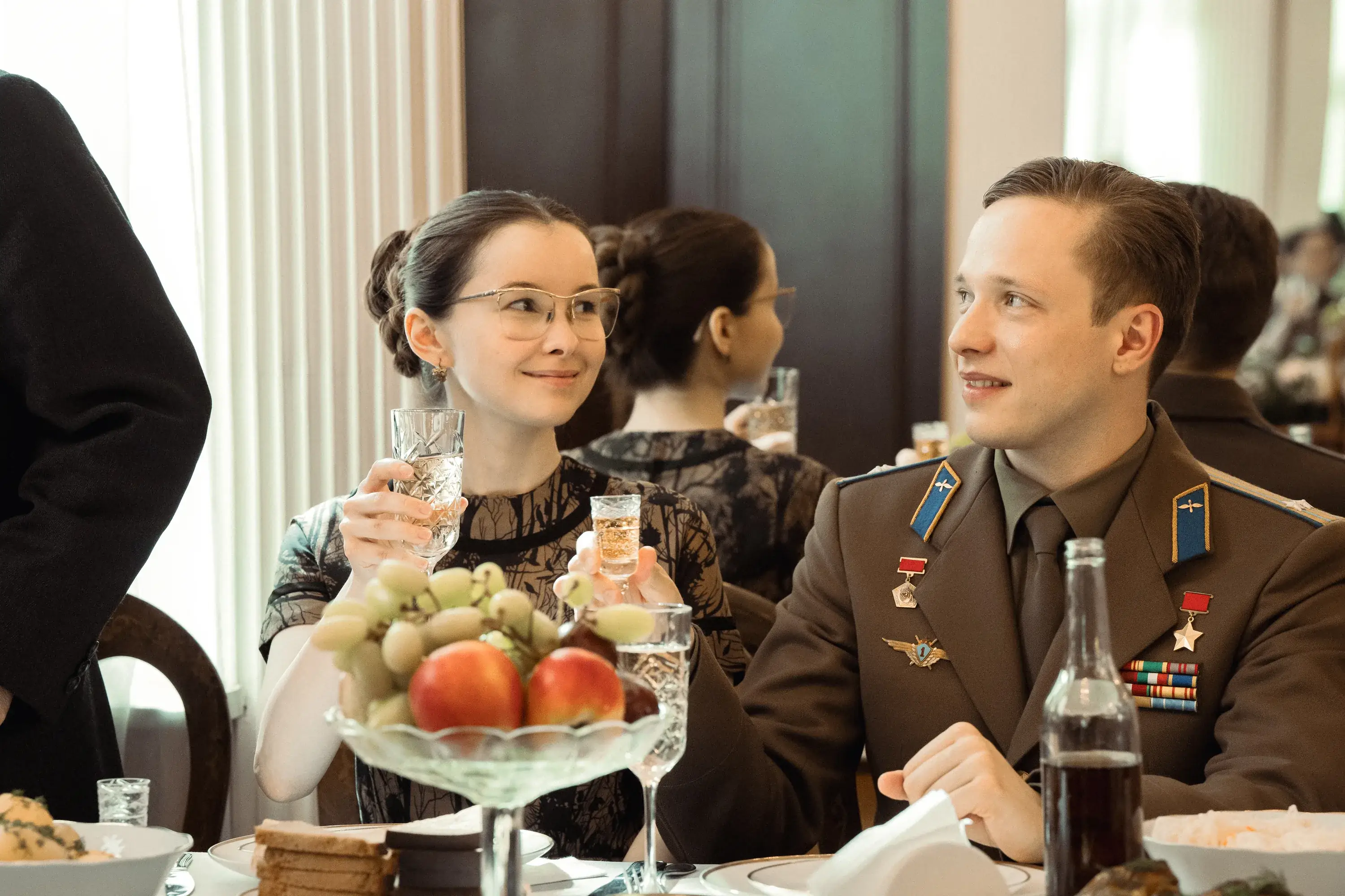 Сергей Городничий в образе Гагарина фильм Чайка