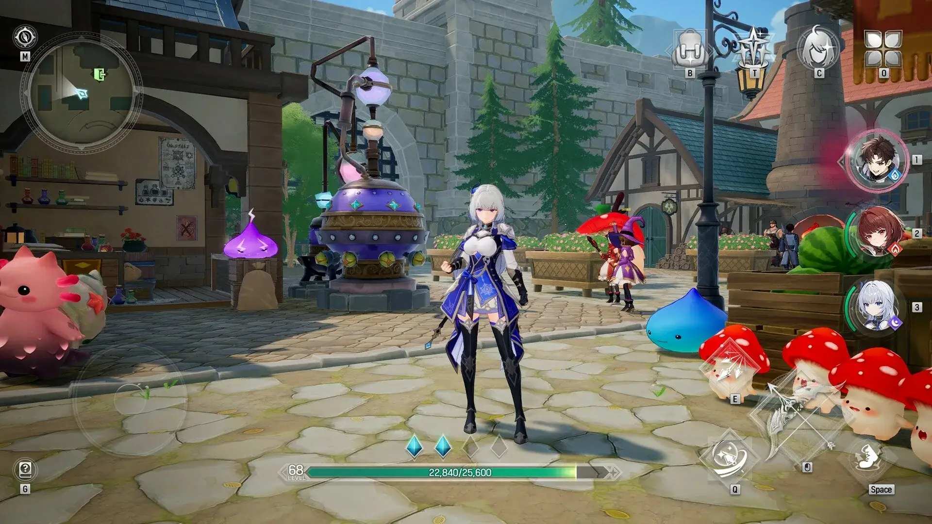 Mongil Star Dive Mabel character gameplay