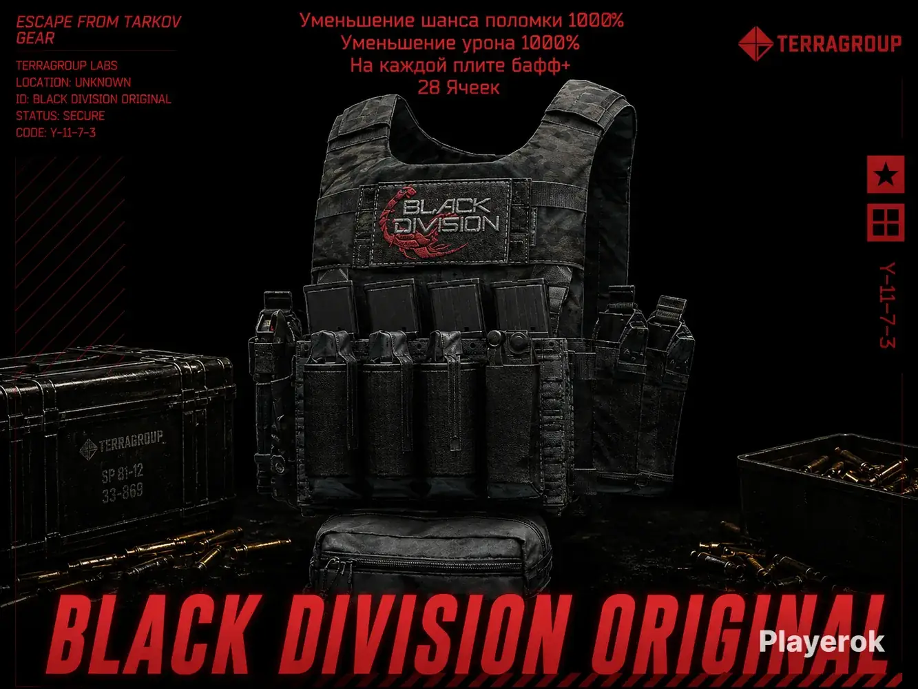 Black Division equipment Tarkov