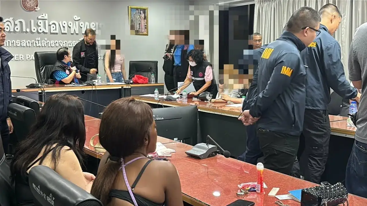 Thai police investigation Pattaya