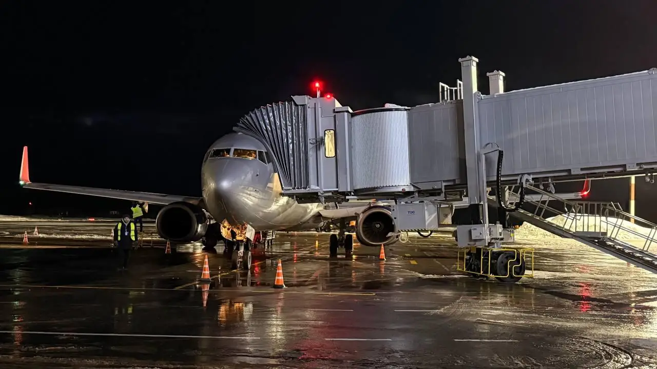 аэропорт Мурманск новый телетрап
