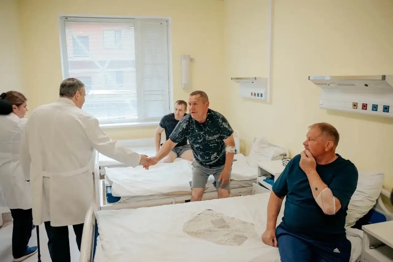 пострадавшие при обстрелах в приграничье больница