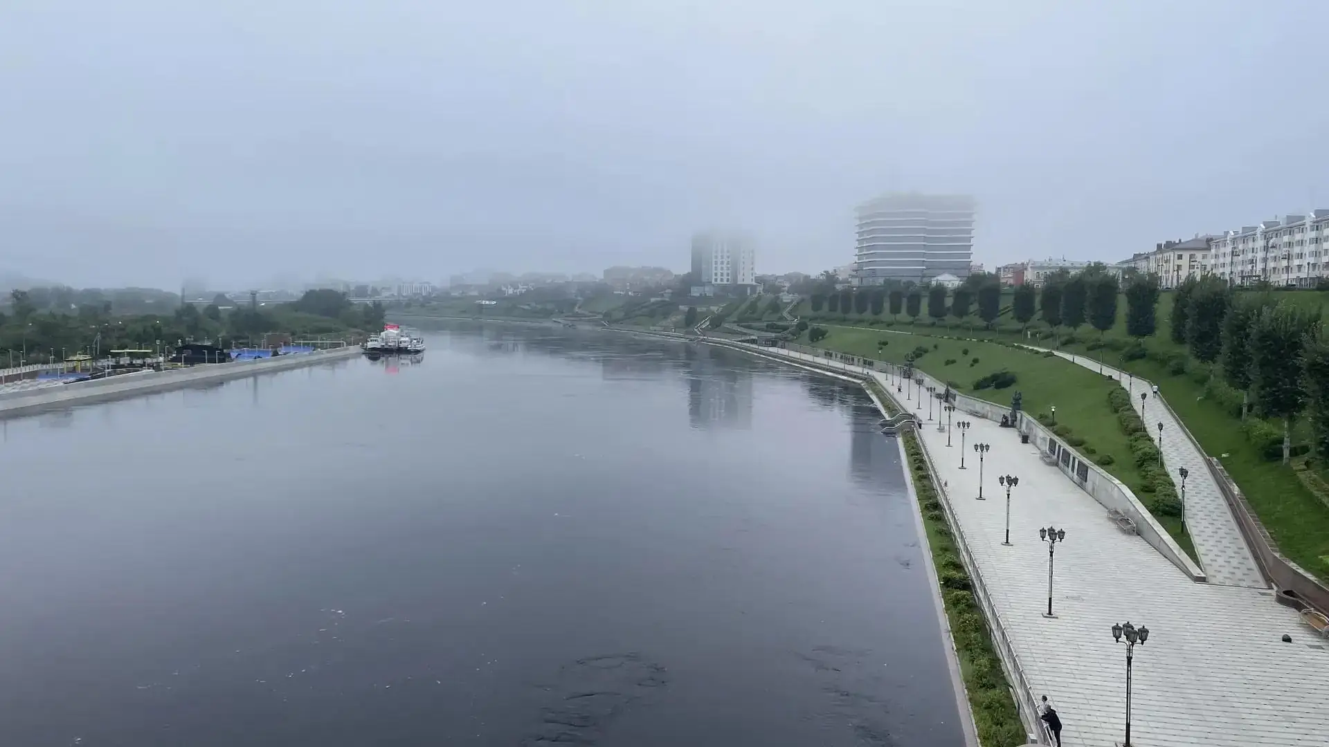 паводок в Тюмени 2026 уровень воды затопленный парк