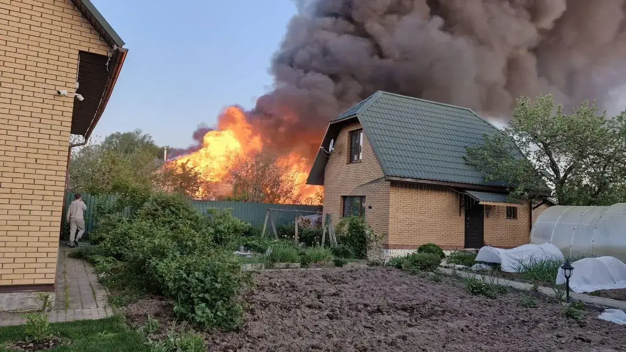 последствия атаки БПЛА Чехов Московская область