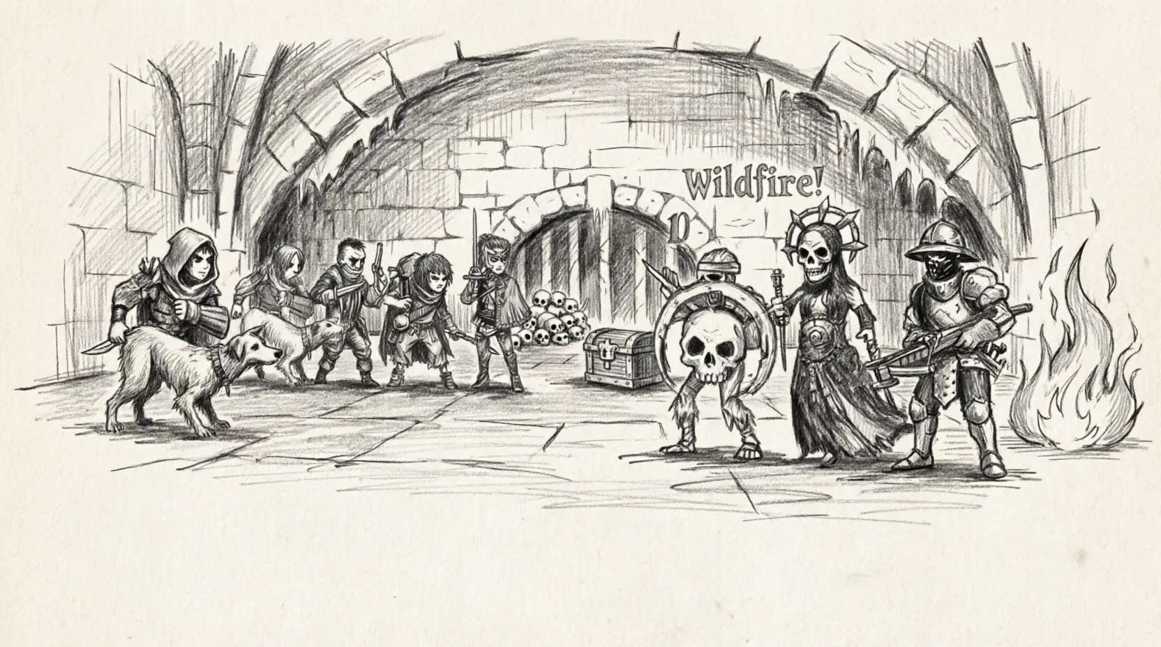 Darkest Dungeon The Fire's Edge дополнение арт