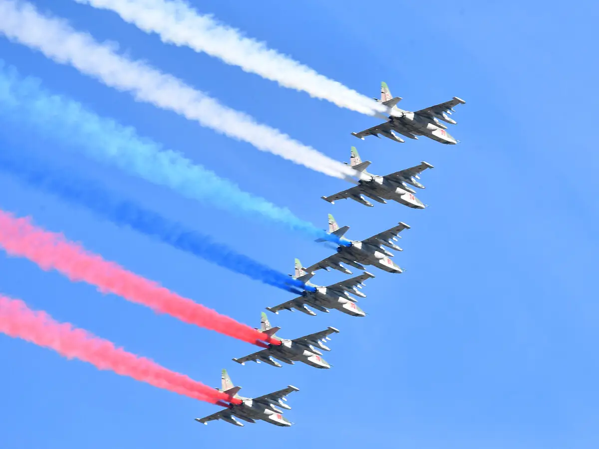 День ВВС России штурмовик Су-25 парк Патриот