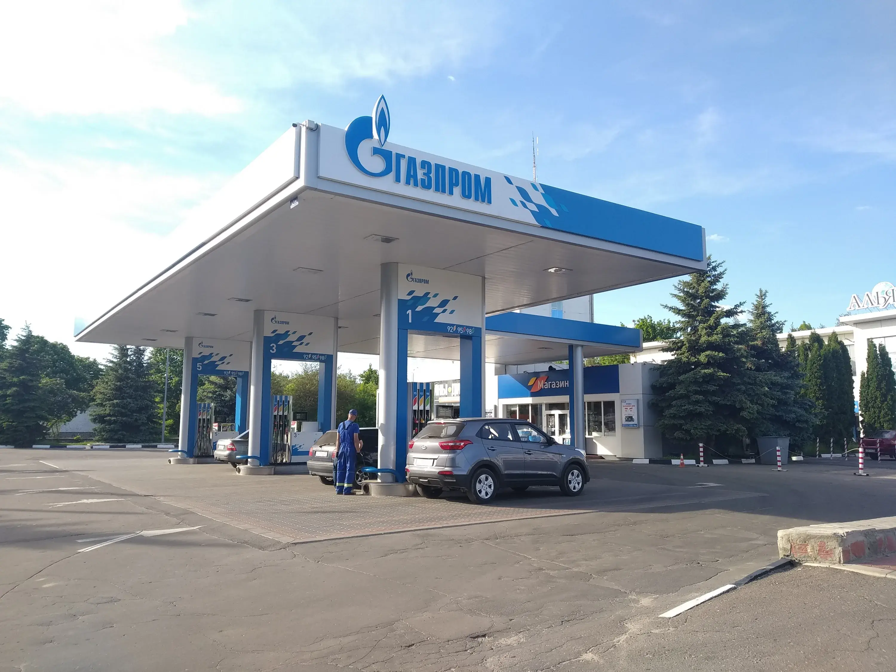 азс орел очередь заправка