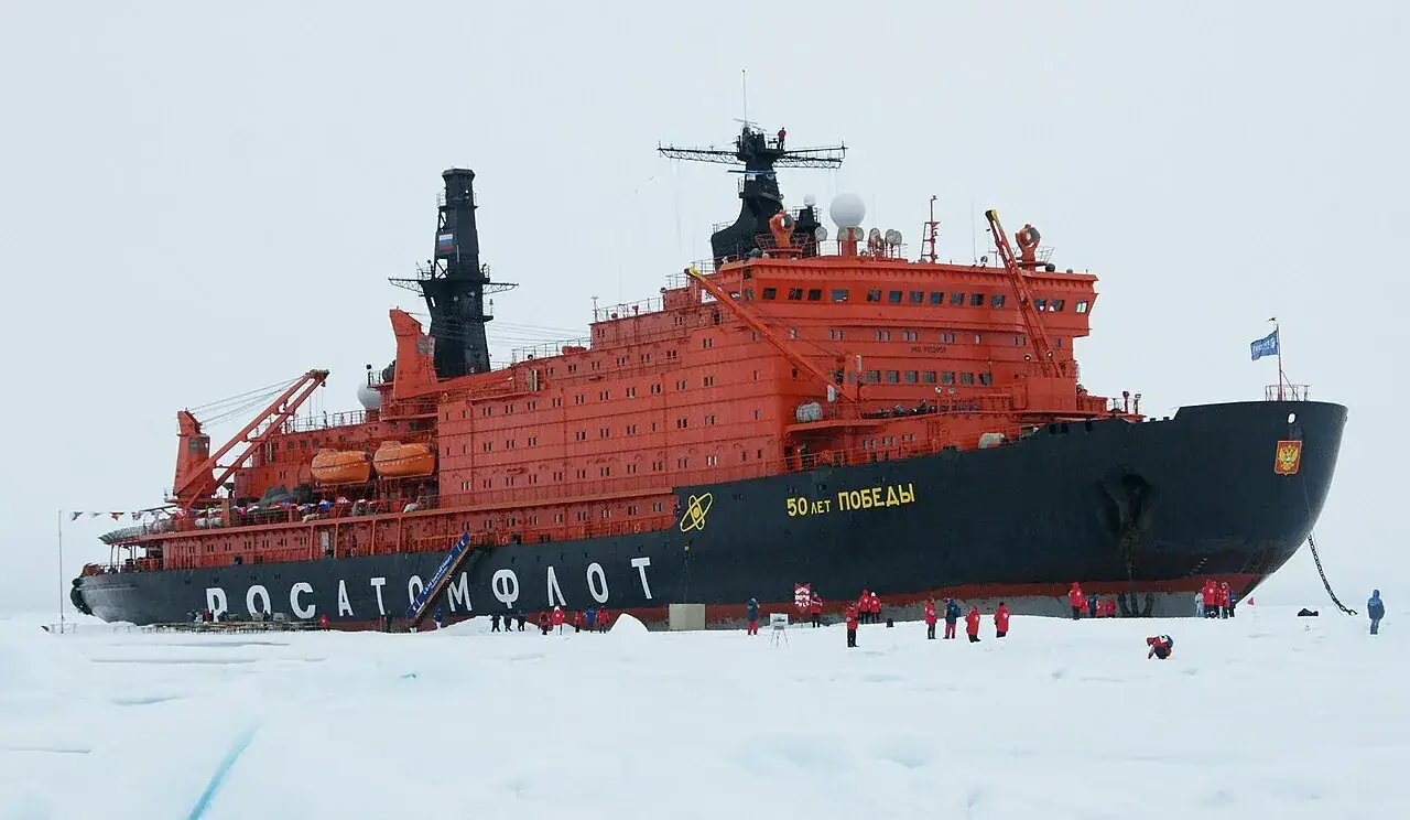 атомный ледокол 50 лет Победы Мурманск