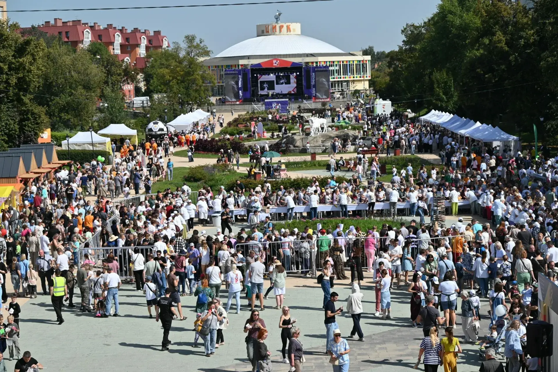 Лыбедский бульвар Рязань праздник