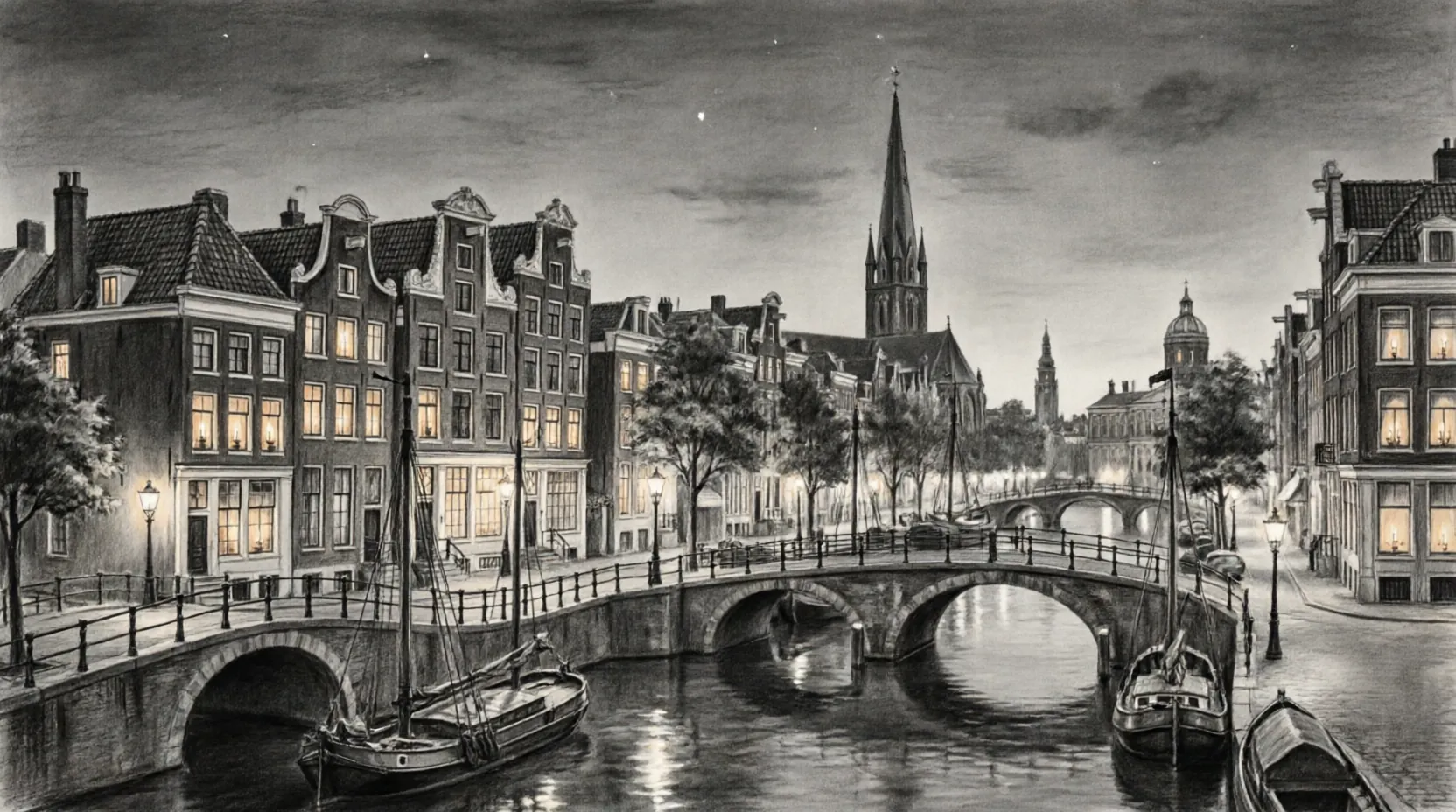 1666 Amsterdam Amsterdam city night