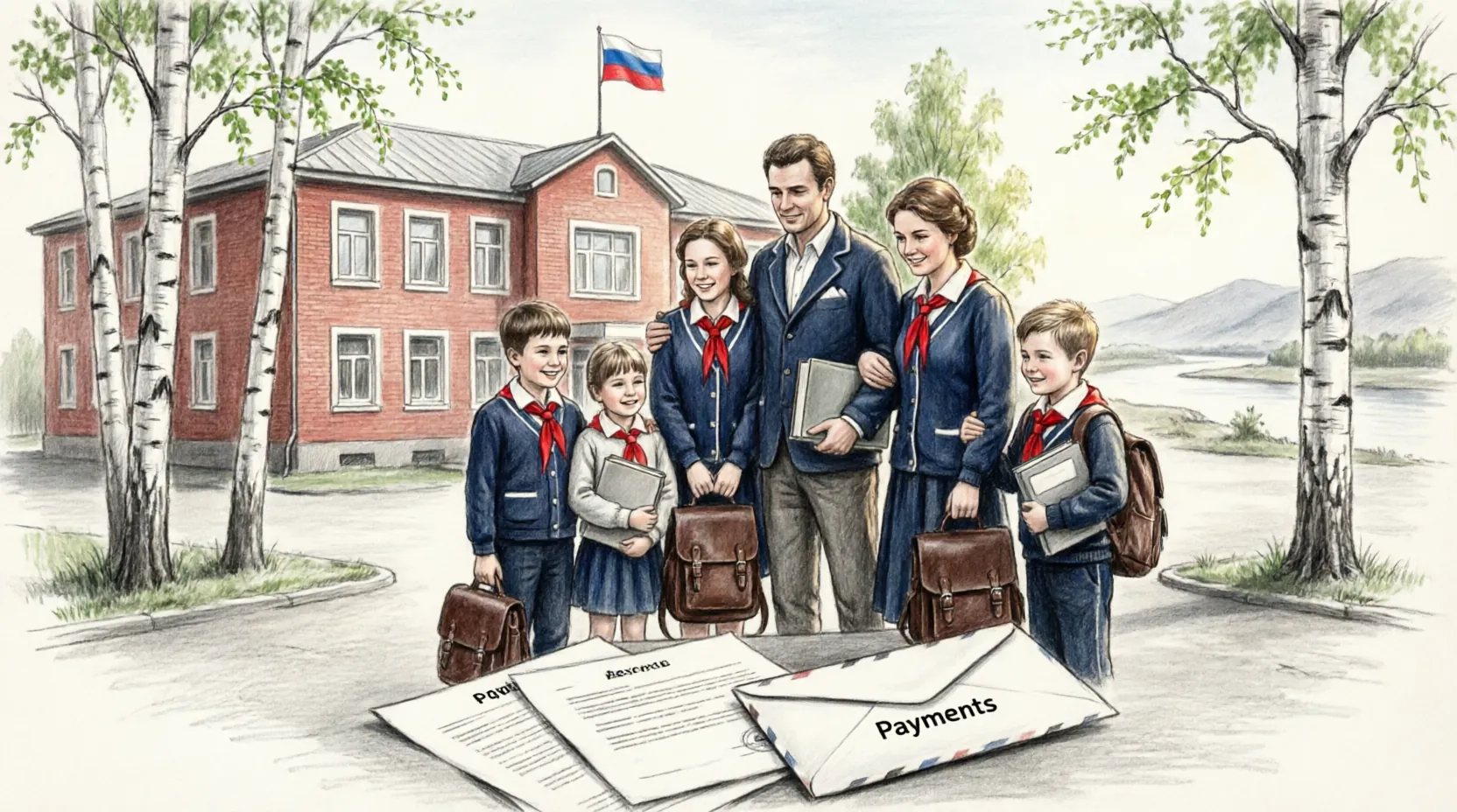 многодетные семьи Приамурье выплаты школа