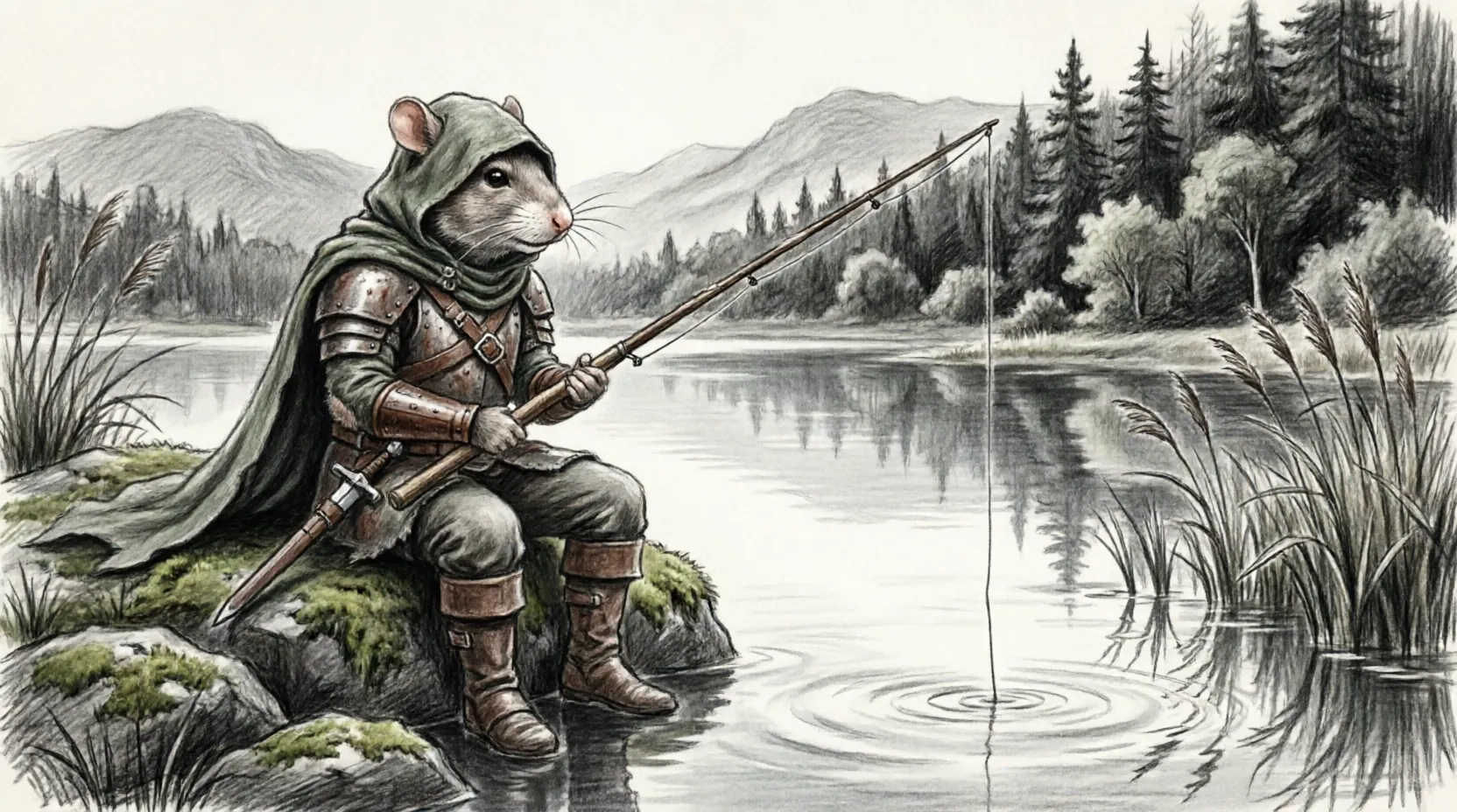 Tails of Iron 2 fishing gameplay