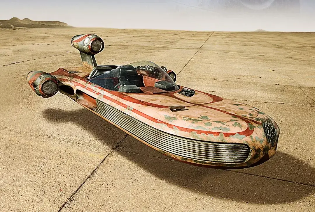 Star Wars Galactic Racer vehicle customization skimspeeder