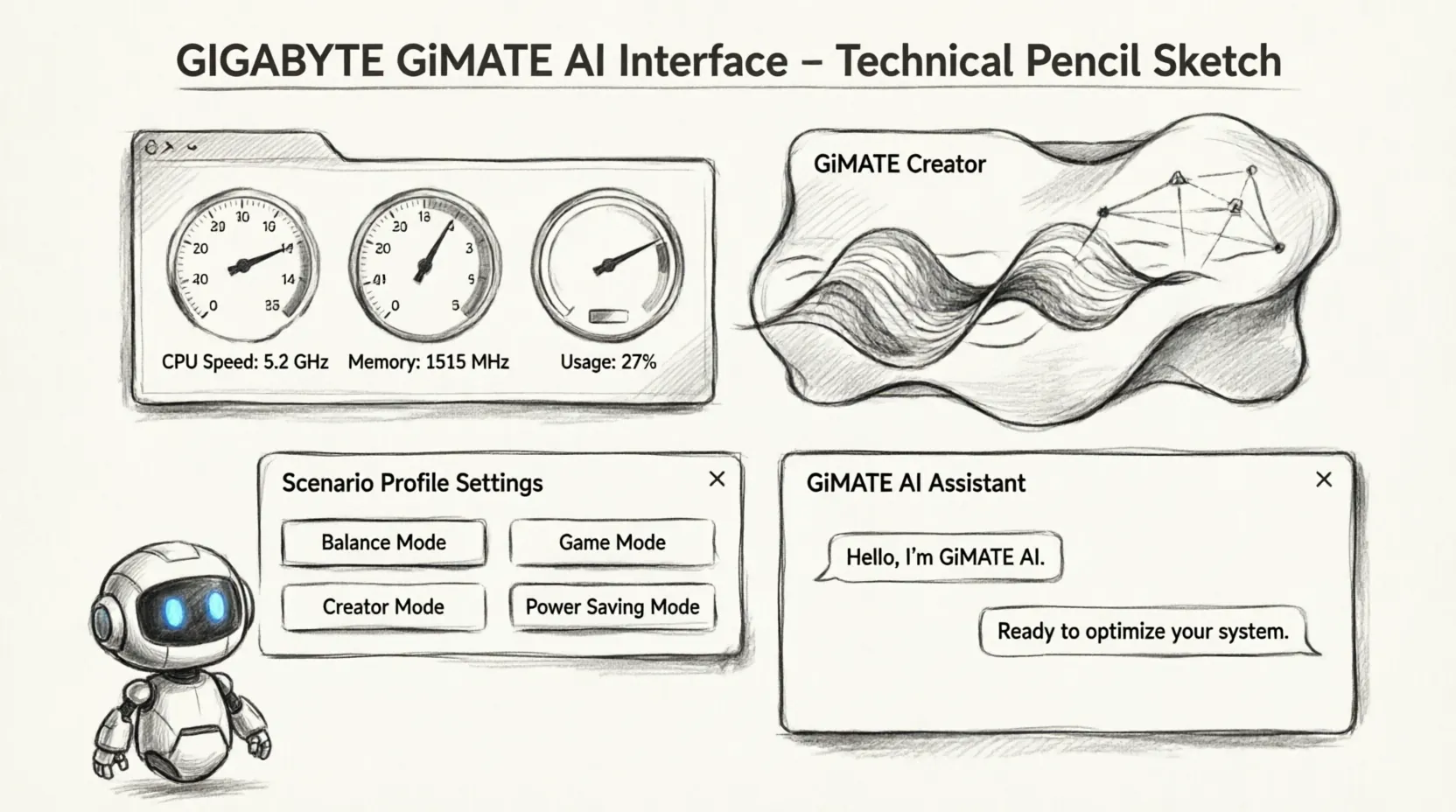 GIGABYTE GiMATE AI interface