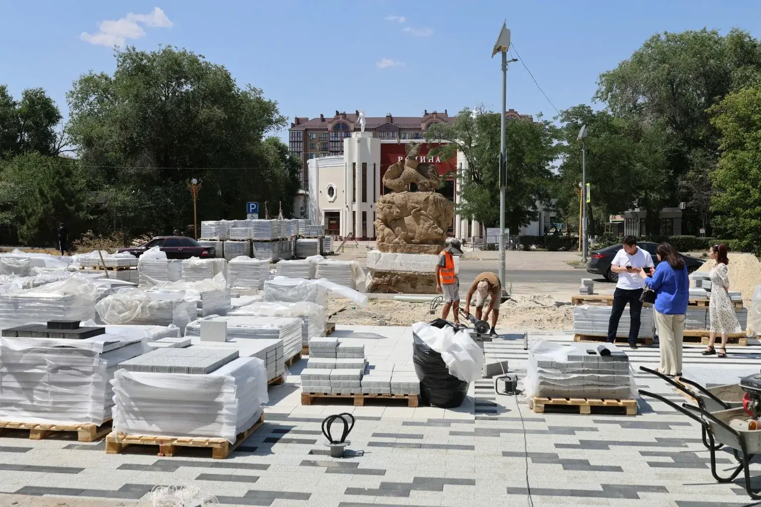 Элиста социальные объекты благоустройство