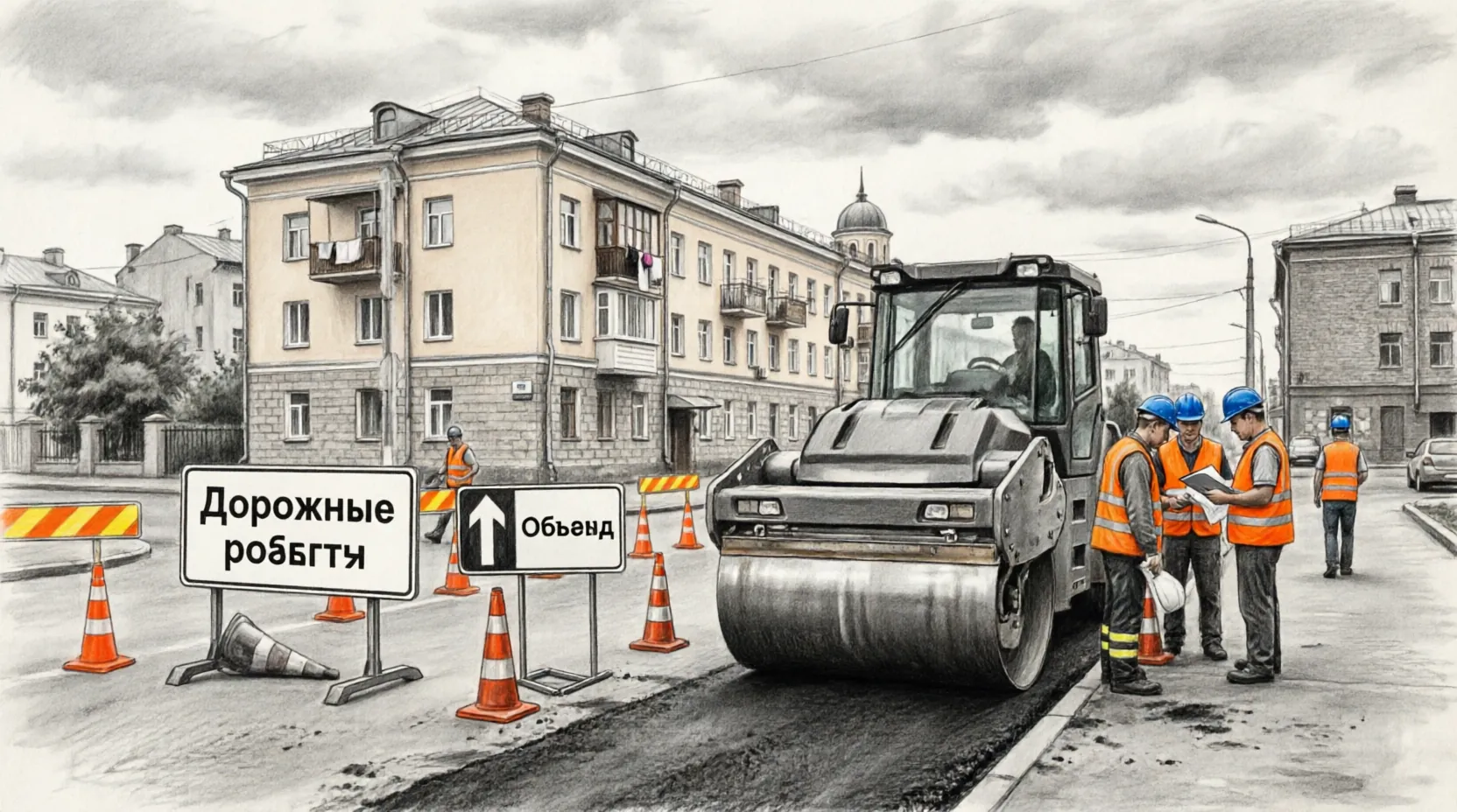 ремонт дорог Уфа август 2026 перекрытие