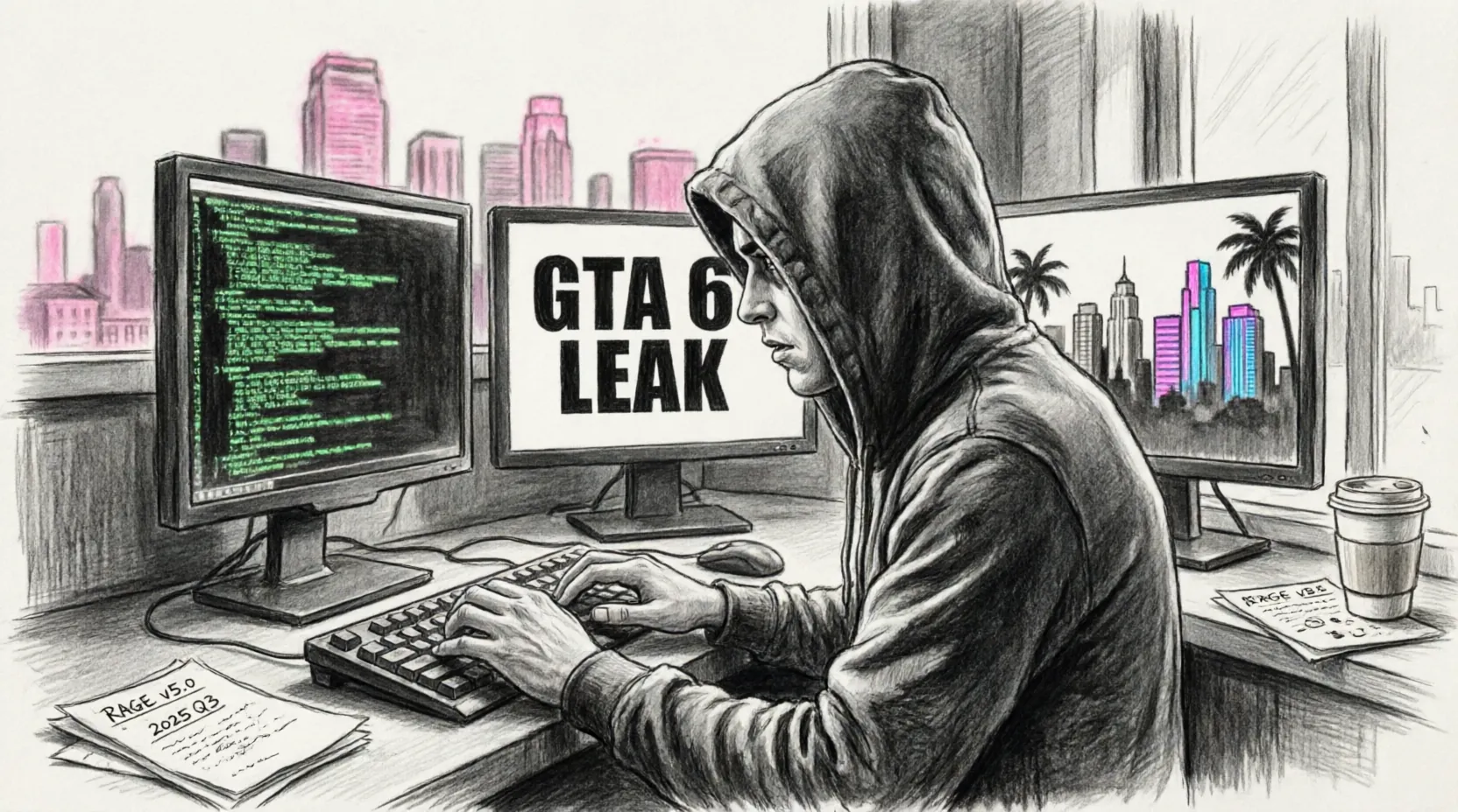 Утечка GTA 6 от Cyberleek: что Rockstar Games написала измотанным разработчикам и почему релиз 19 ноября в силе