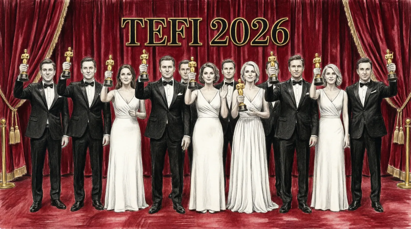 Лилия Рах разнесла дресс-код Black Tie на ТЭФИ-2026: кто из звезд пришел на премию за круассанами