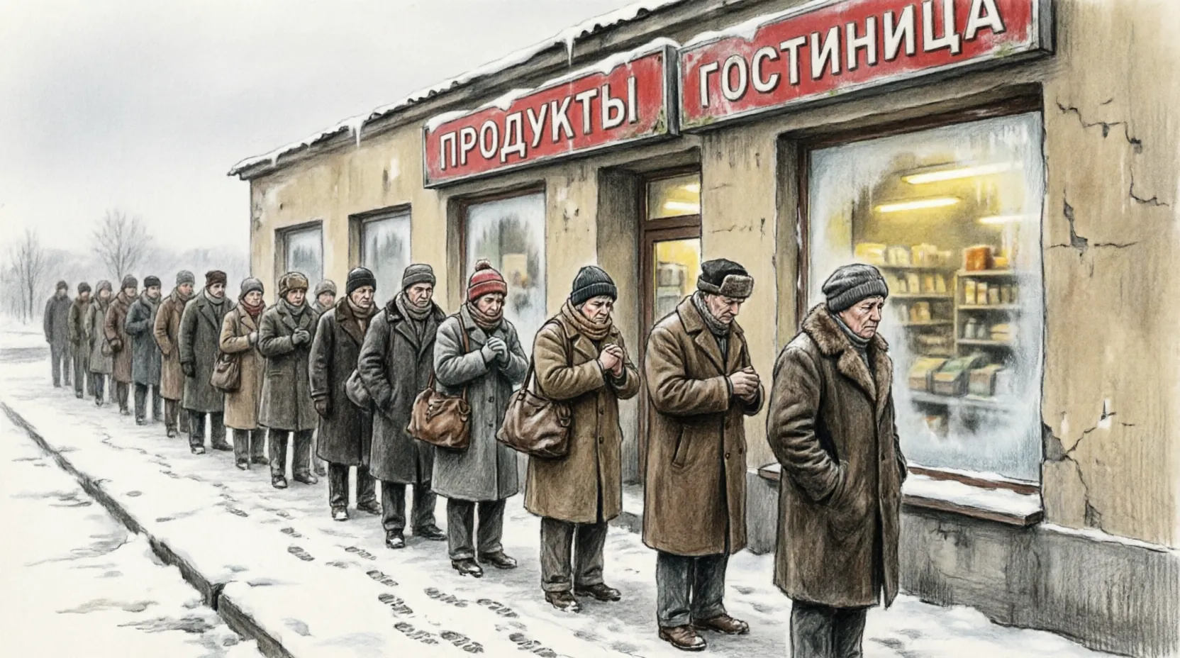 очередь в магазине томск