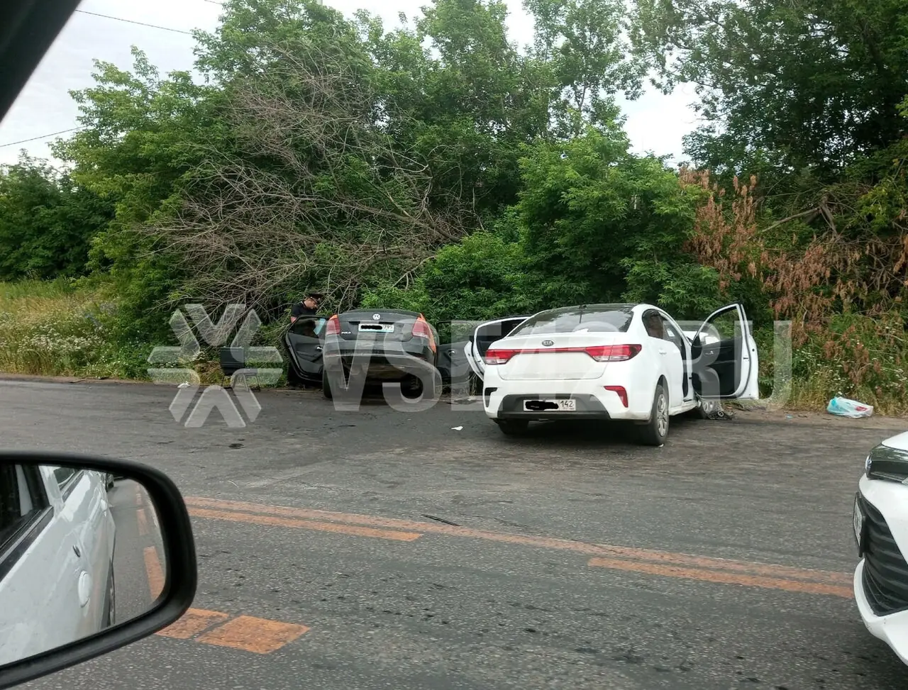 Кузбасский мост Кемерово ДТП