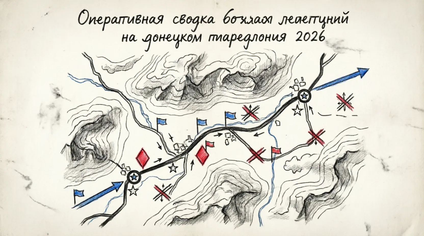 оперативная сводка боевых действий на донецком направлении 2026