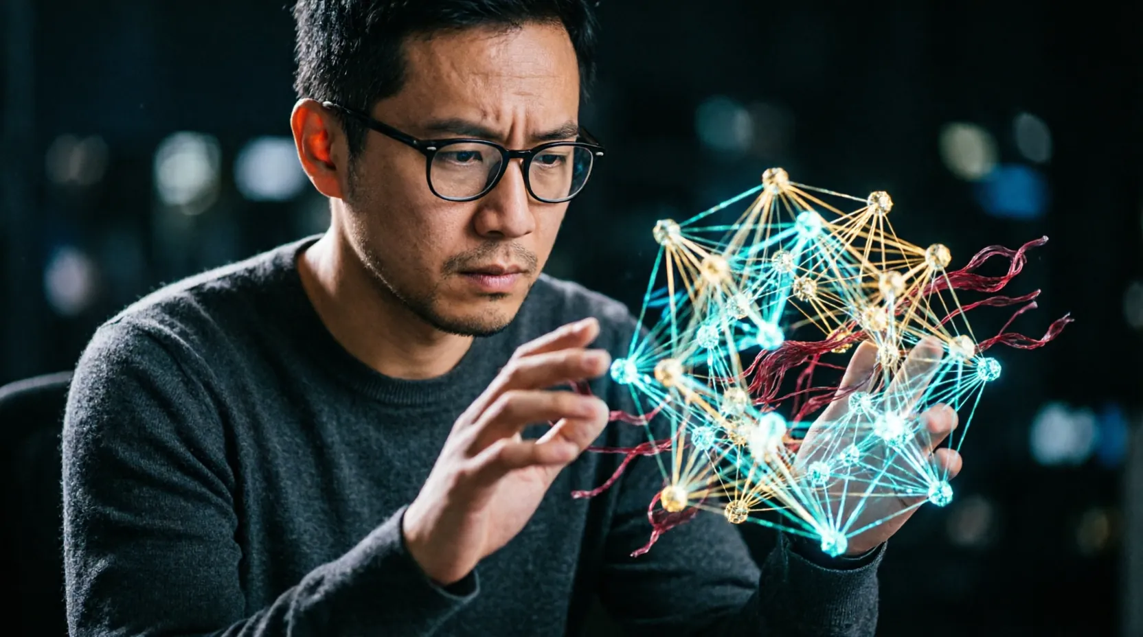 схематичное изображение скрытых инструкций внутри кода нейросети