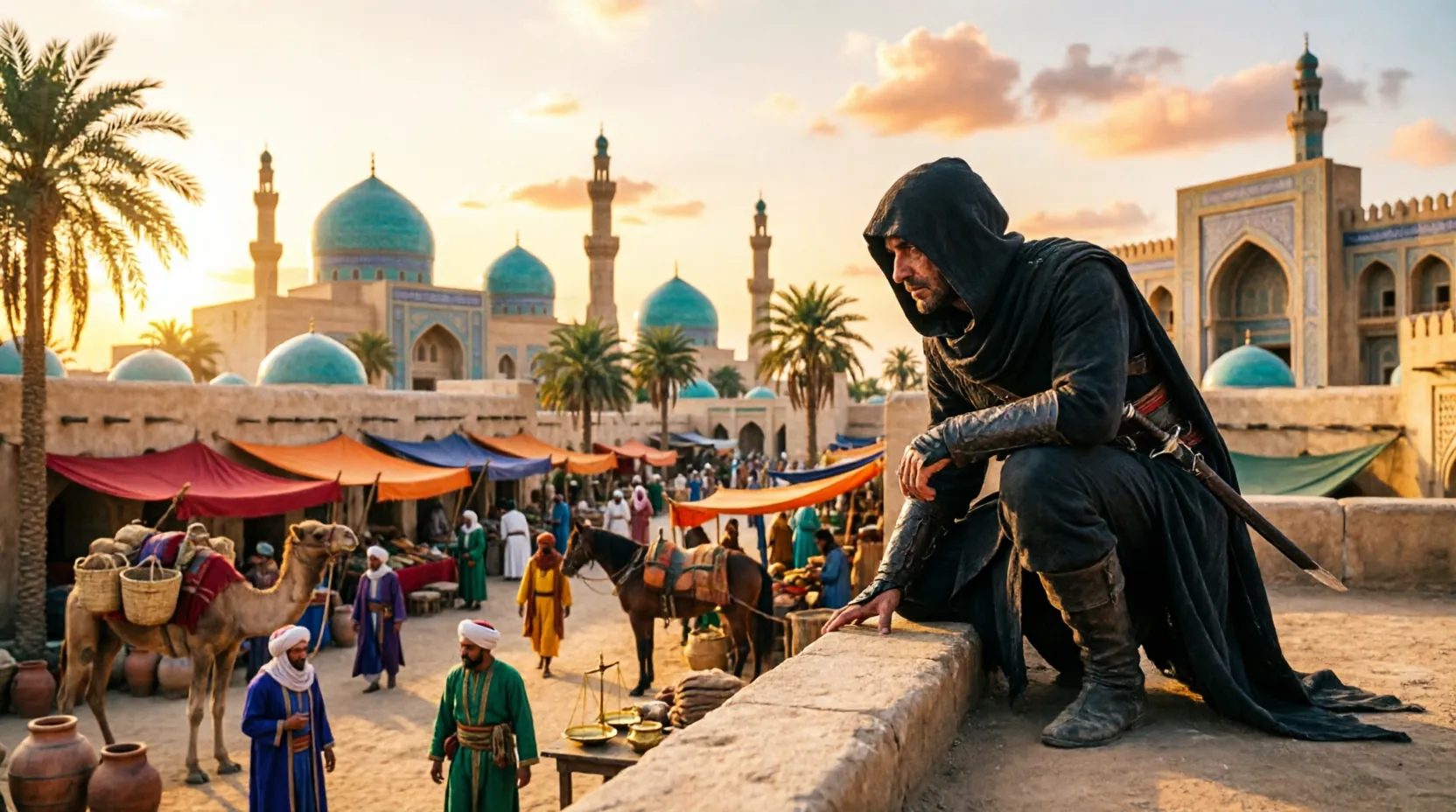 скриншот геймплея Assassin's Creed Mirage в Багдаде