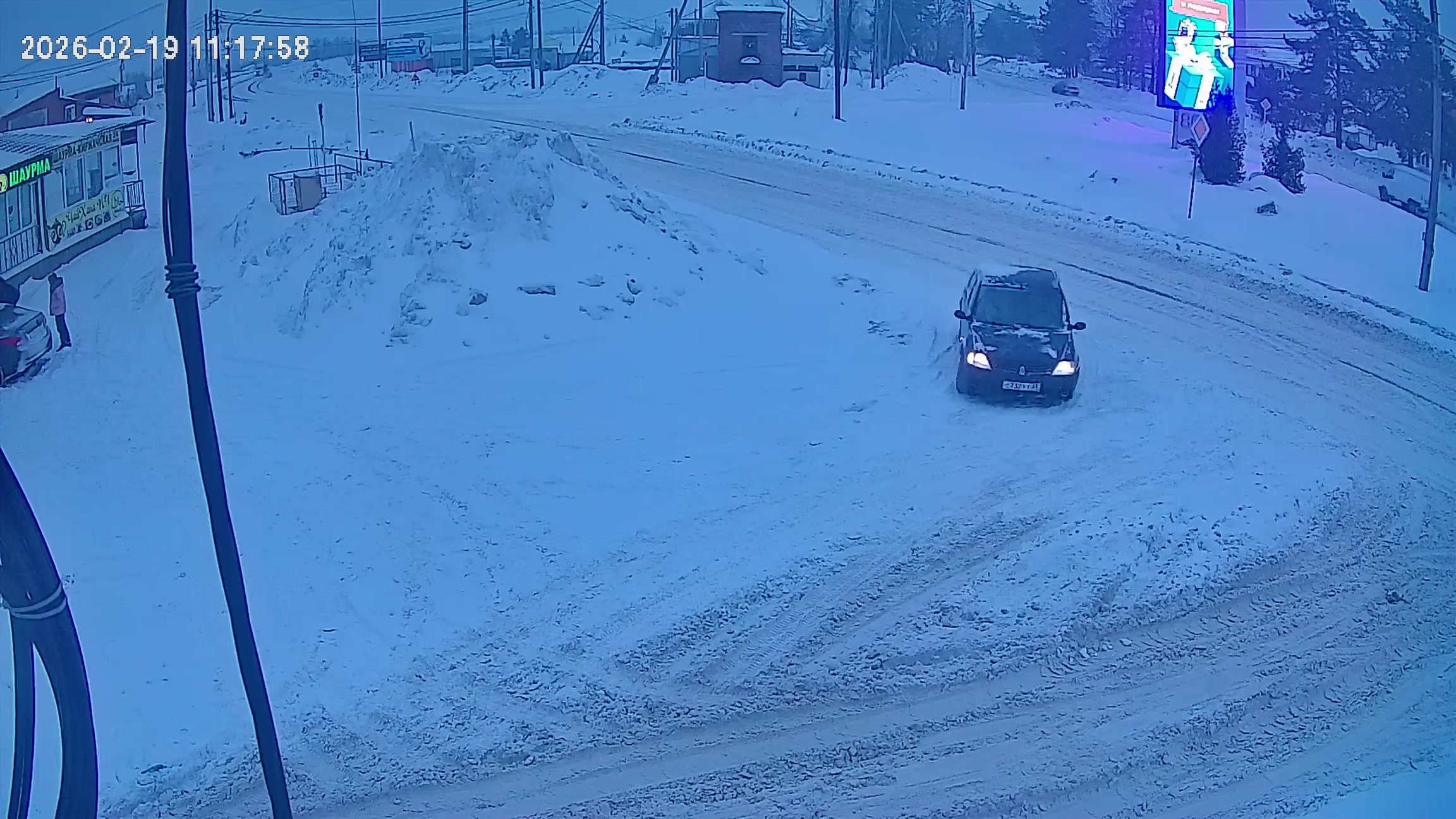 Киржач въезд в город ТЦ Эстакада