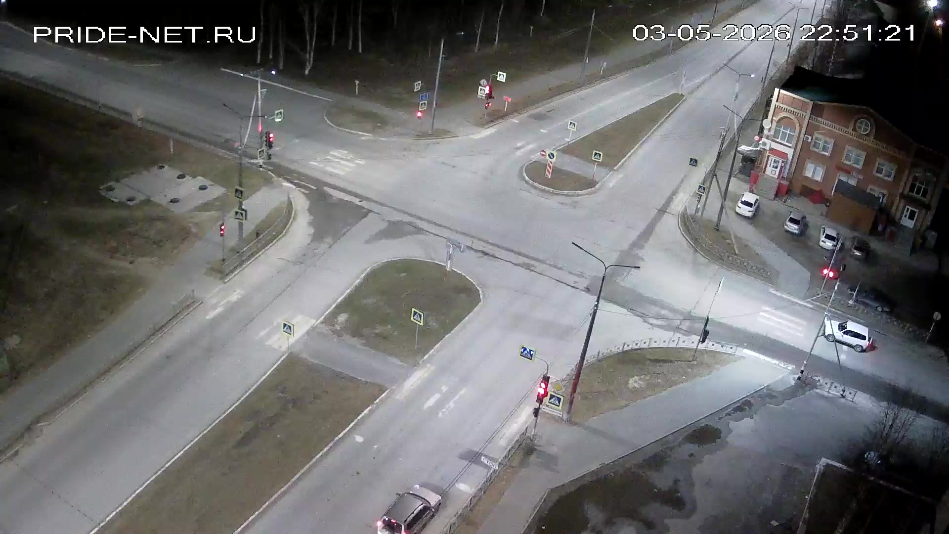 Перекресток улиц Заречная — Губкина