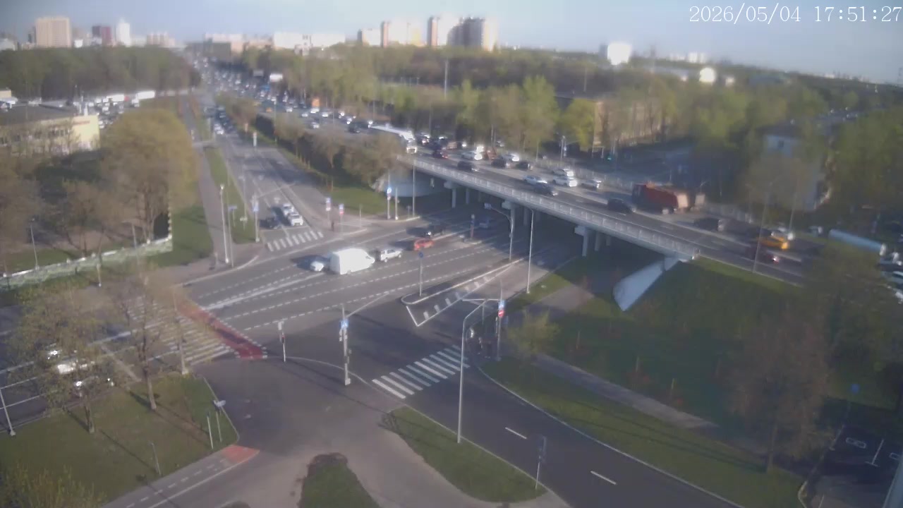 Волгоградский проспект - Пересечение с улицей Академика Скрябина