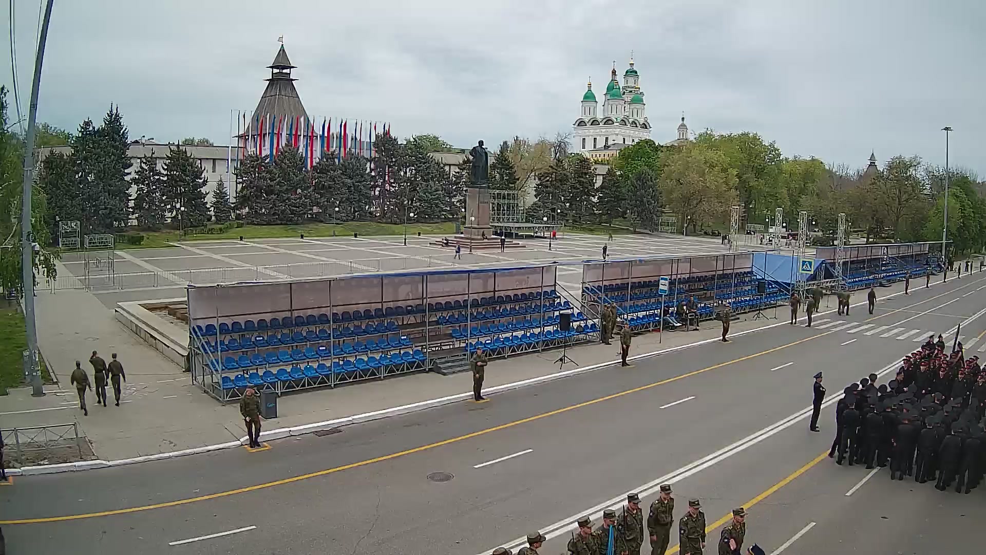 Астраханский кремль, площадь Ленина